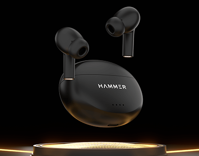 Hammer Mini Pods Earbuds | 3D Design