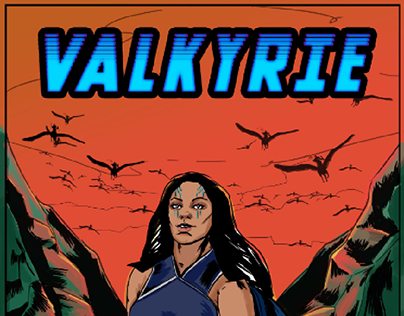 Valkyrie Comic Art Cover