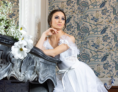Bride in Alatskivi castle