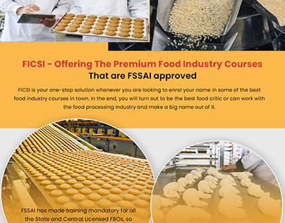 FICSI is Offering Premium Food Industry Courses