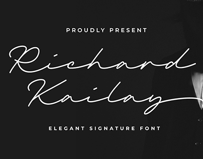 Richard Kailay | Signature Font