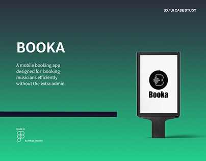 Project thumbnail - Booka Mobile App/ UX UI