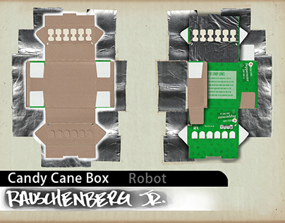 Candy Cane Robot