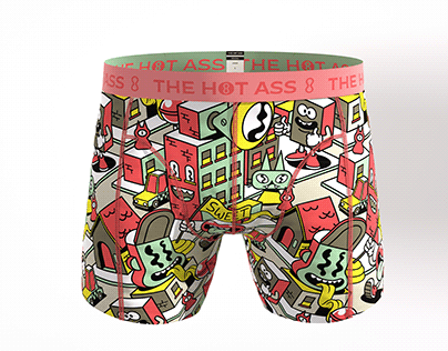Boxer Shorts 3D - The Hot Ass
