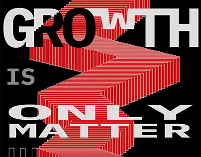 Poster «Growth Is Only Matter Of Time»