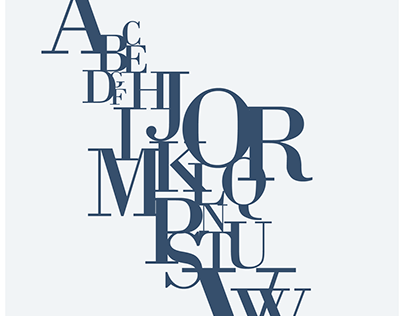 Typography ( Bodoni Font )