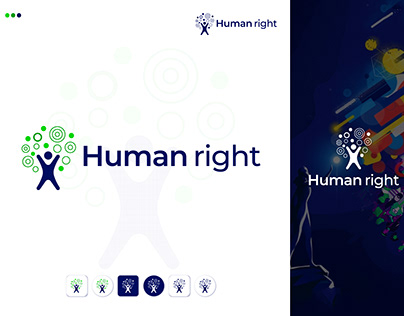 Human right (non-profit) NGO Logo Design Concept