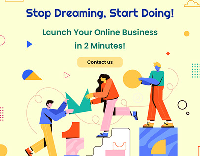 Social Media Poster For Online Business