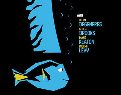Finding Dory- (Saul Bass Style study)