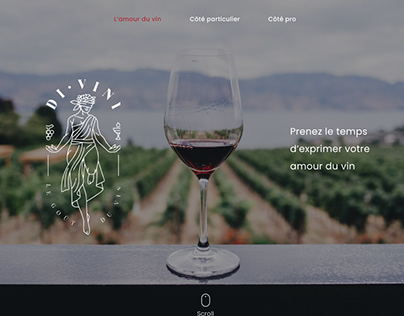 Divini - wine webdesign