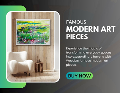 Discover Famous Modern Art Pieces at Weeda.art