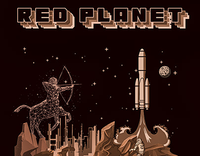 Red Planet Sci-fi Poster