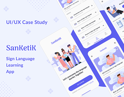 Sign Language Learning App - UI/UX Case Study