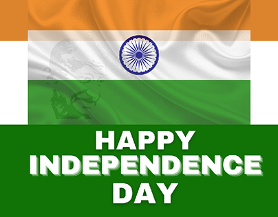 Happy independence day design