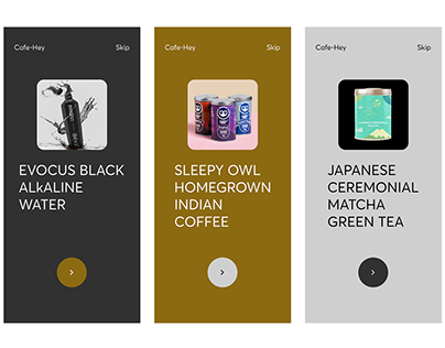 Cafe-Hey Mart (Mobile App)