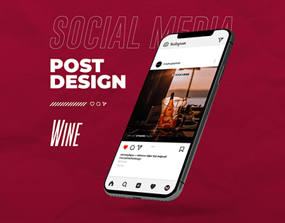 Social Media Post Design - Wine
