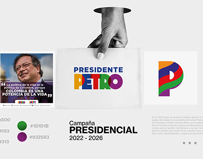 Diseño Campaña Presidencial Gustavo Petro