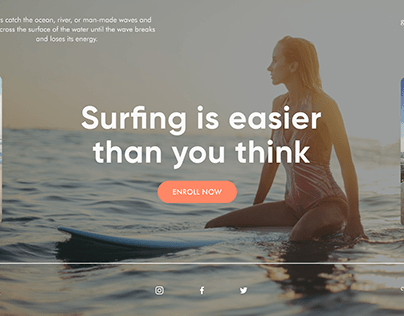 33 Daily UI. Surfing School