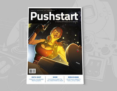 PUSHSTART videogames Magazine issue #63 :: Layout