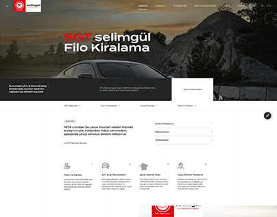 Selimgul SGT Rent a Car Rental Filo Kiralama Website
