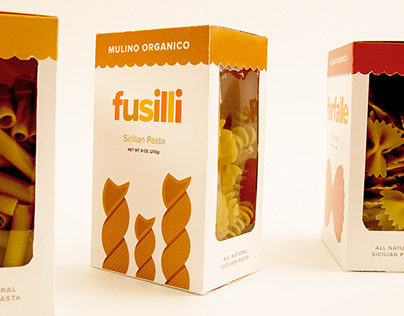 Packaging Design: Mulino Organico pasta