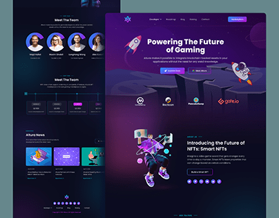 Altura- Crypto Redesign Landing Page.