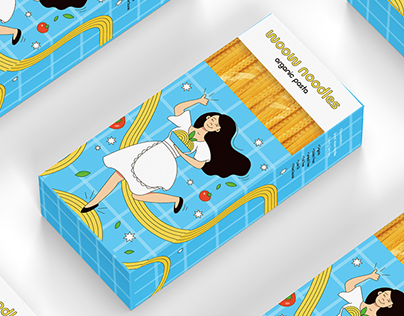 Logo and illustration for pasta packaging