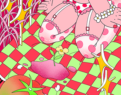 THE PINK FIELDS OF A MIDSUMMER NIGHT|Pink Dot Mushroom