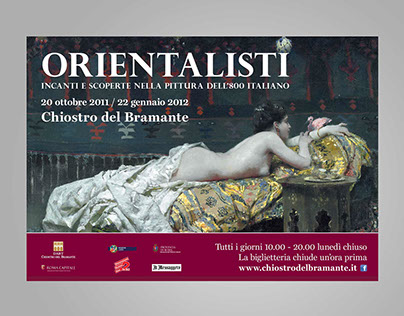 Orientalisti Art exhibition Chiostro del Bramante
