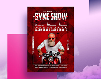 Byke Show Event Flyer Template