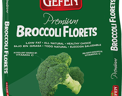 Design of packaging for frozen vegetables and fruits