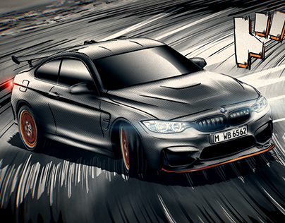 BMW M4 GTS Manga