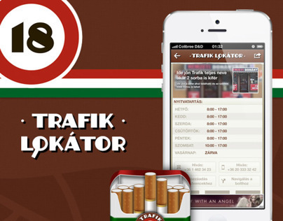 Trafik Lokátor iPhone Application design