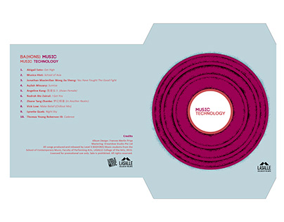 2015 LASALLE Graduation CD Design: Music Tech Genre