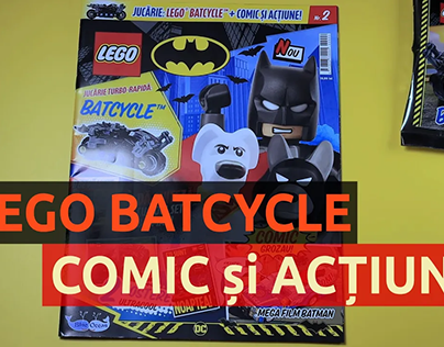 Lego BATCYCLE magazine, no. 2 + COMIC and ACTION