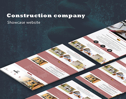 Showcase website of a construction company