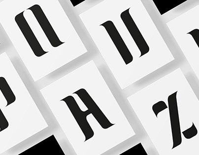 INRI Stencil Typography