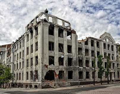 Scars of war-1. Kharkiv. Ukraine.