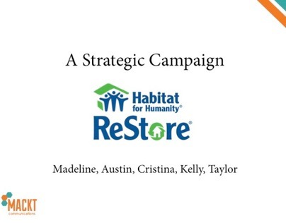 Presentation: Strategic Campaign for HFH ReStore