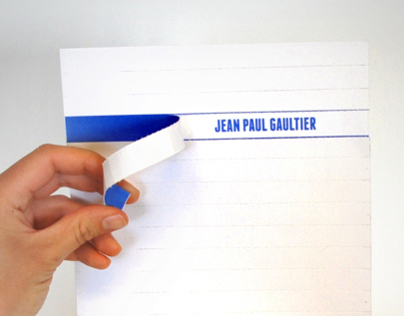 Invitation card - Jean Paul Gaultier