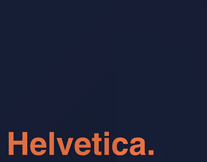 typography posters (Helvetica)