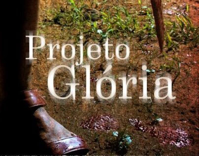 Poster for short film "Projeto Glória"