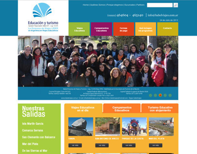 Diseño Web - Agencia de turismo educativa