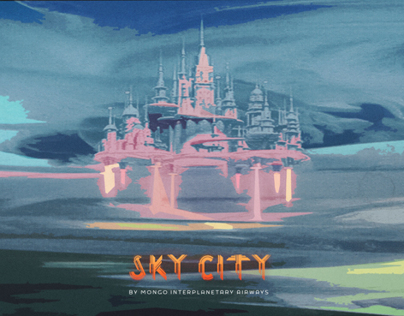 Flash Gordon poster: Sky City
