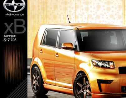 Personal: Scion Add  (Retouching Desing Before & After)