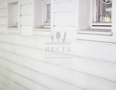 RECTA food&living. Identity and photography.