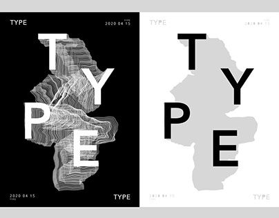 Typographic Posterr - Letter distortion