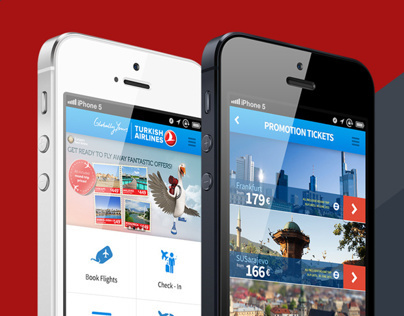 Turkish Airlines // iOS7 Concept