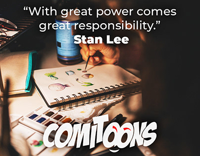 "COMITOONS" Logo Design