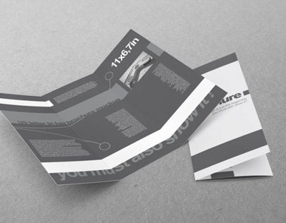Tri-Fold US Standard Brochure Mock-up